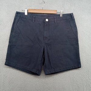 Bonobos Shorts Mens‎ 35 Navy Blue Chino Summer Casual Washed Chinos 17" Preppy